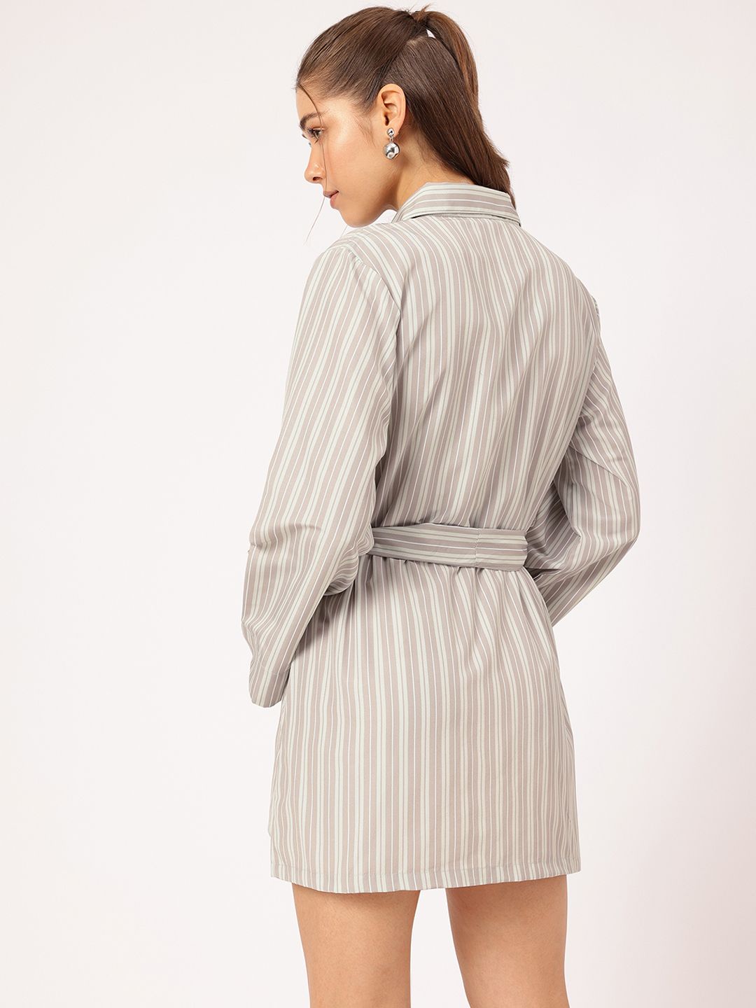 DressBerry Boss Babe Vibes Striped Sheath Dress