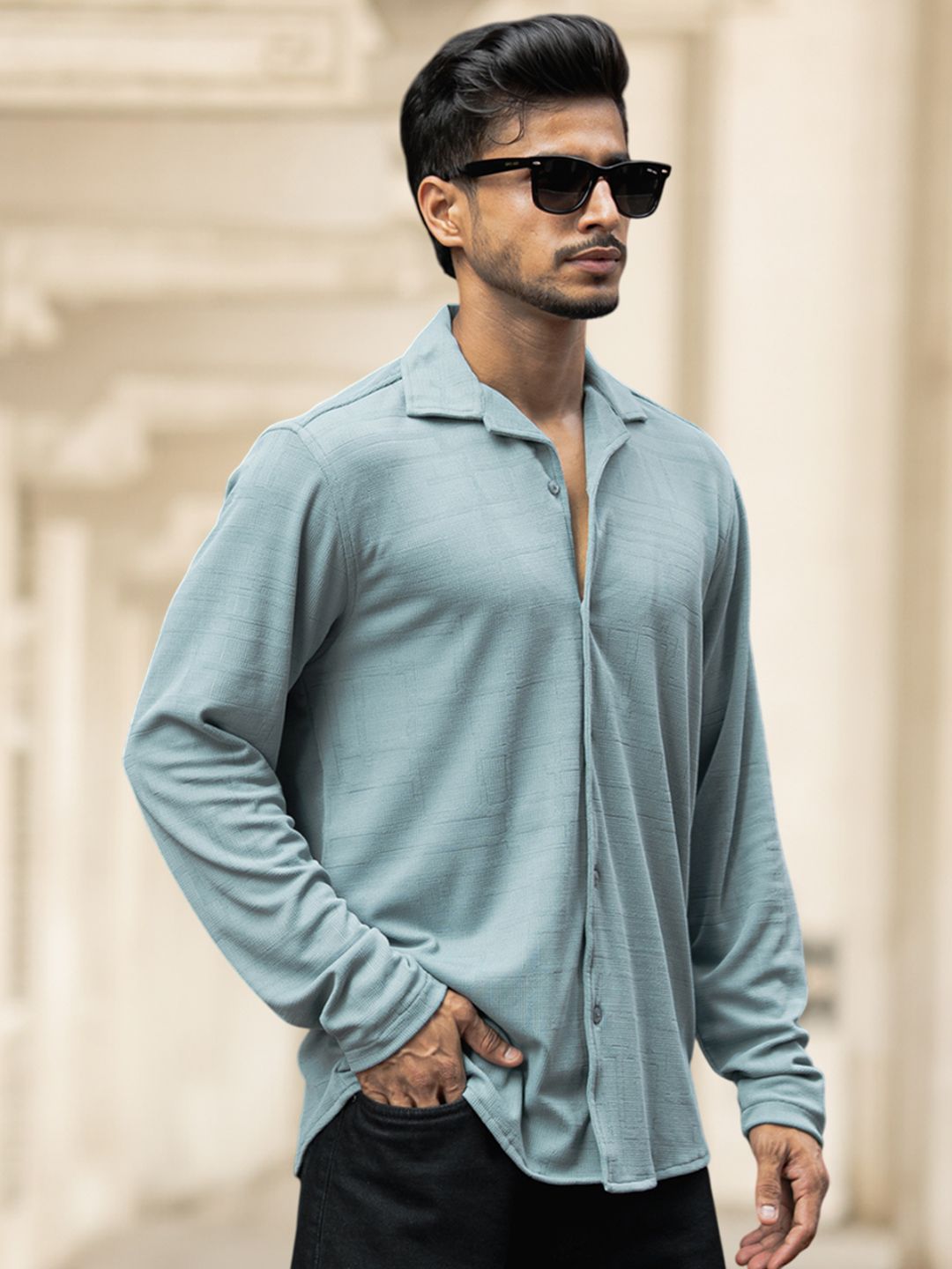 Powerlook Men Opaque Casual Shirt