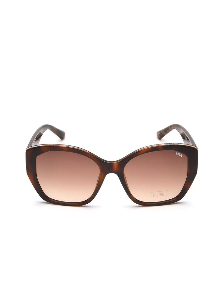 Idee wanita cermin mata hitam cateye dengan lensa terlindung UV