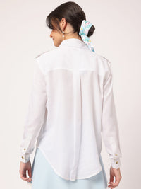 DressBerry Edgy Essentials Shirt with Pocket Detail