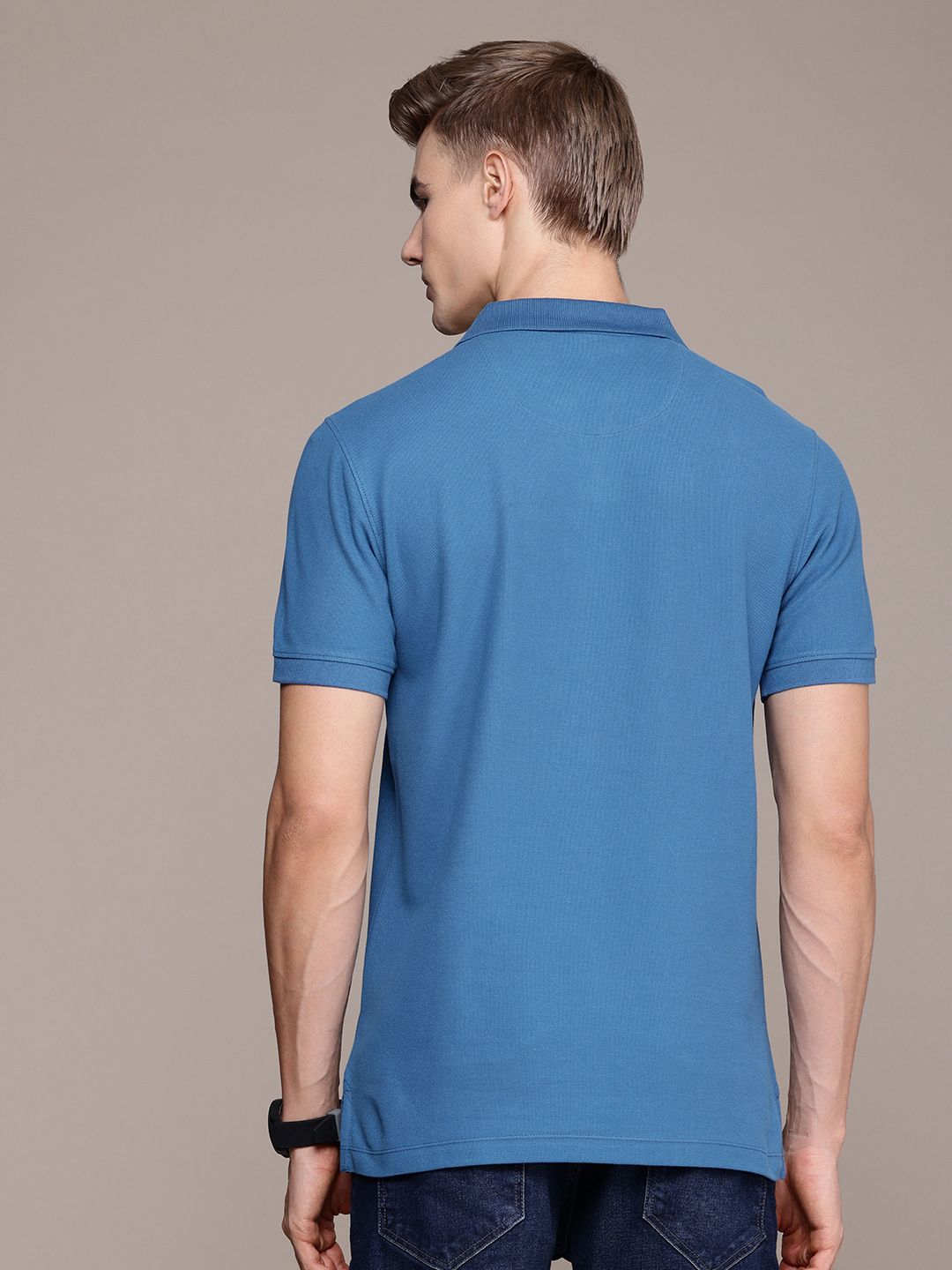 French Connection Men Polo Collar Pure Cotton T-shirt