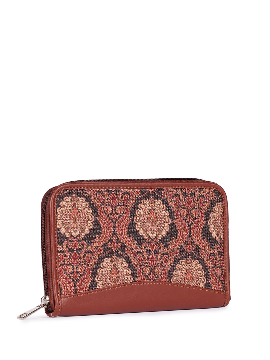 ZOUK Women Ethnic Motifs Printed Zip Around Wallet