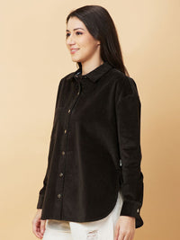 Being Human Women Opaque Casual Oversized Shirt