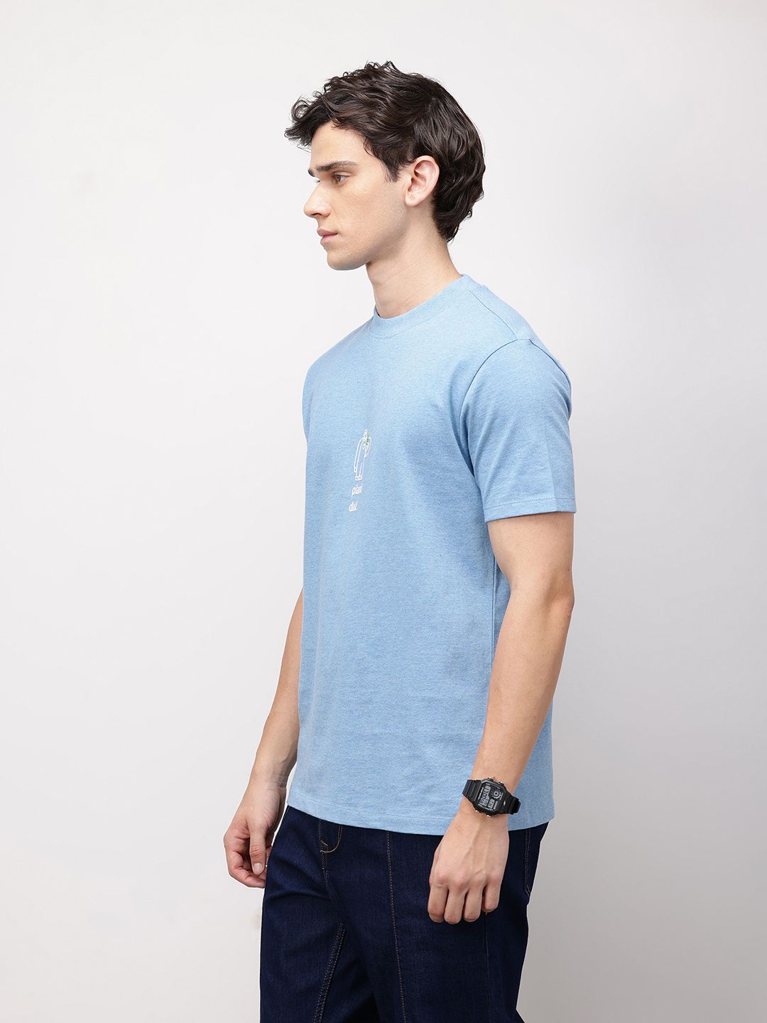 t-shirt keselesaan penanam kapas tulen yang dicetak