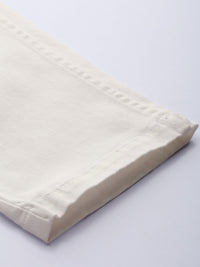 The Indian Garage Co Men White Solid Slim Fit Chinos