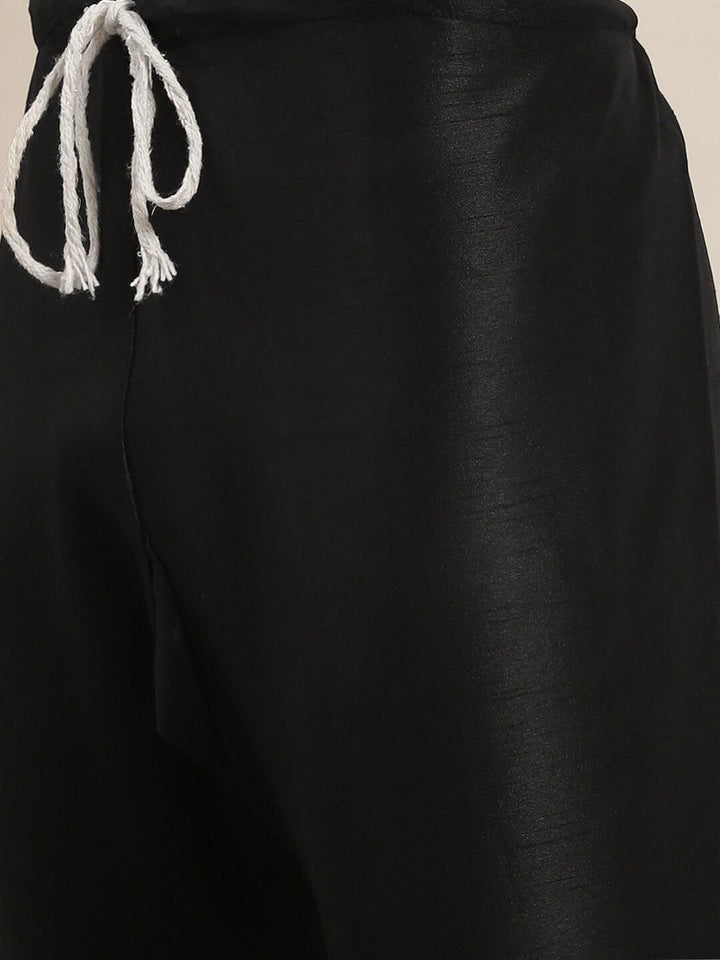 SOJANYA Mandarin Collar Kurta With Churidar & Nehru Jacket