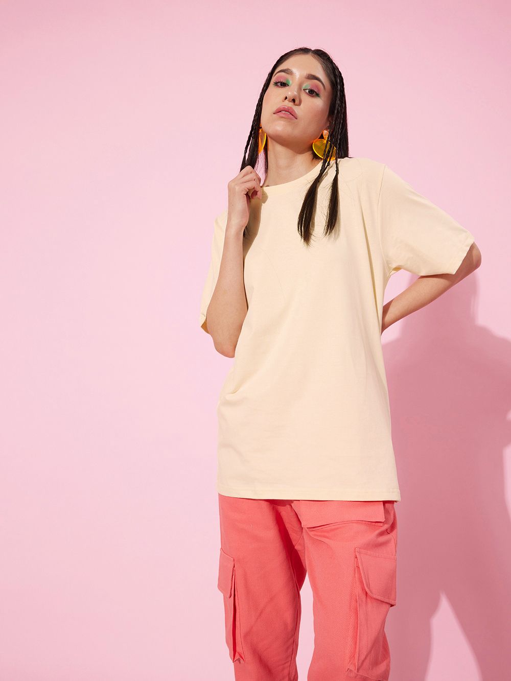 DILLINGER Women Graphic Printed Oversized T-shirt