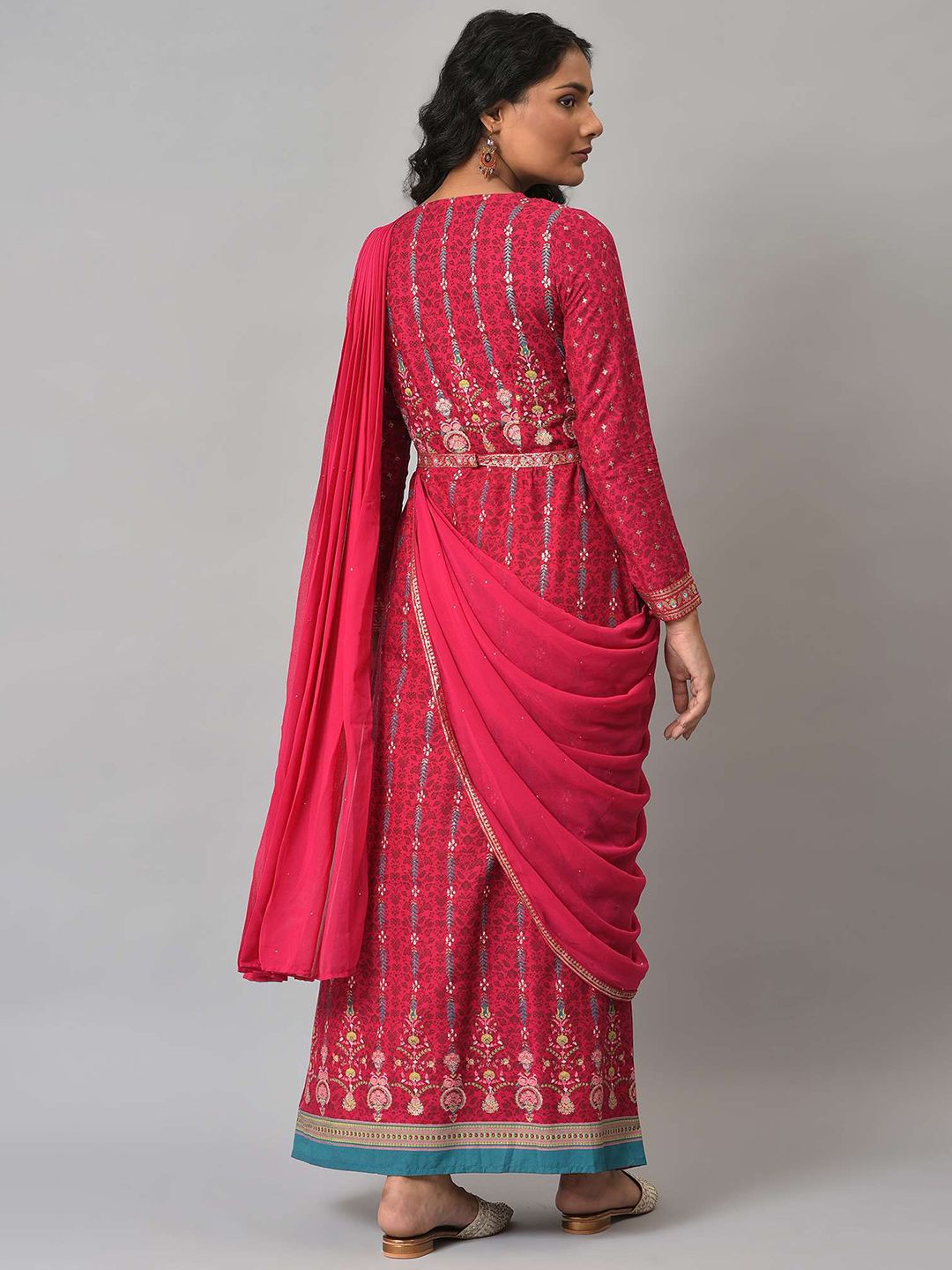 W Ethnic Motifs Maxi Dress