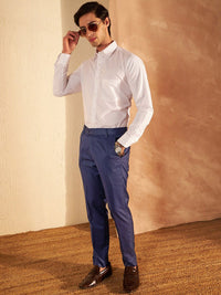 DENNISON Men Smart Tapered Fit Easy Wash Trousers