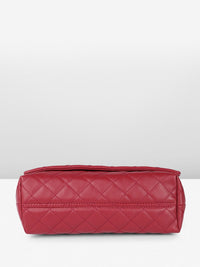DressBerry Quilted Shoulder Bag with Chain Strap