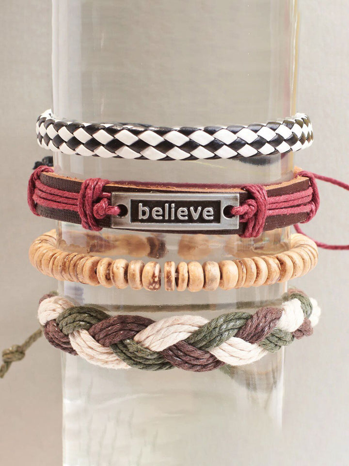 Gelang Lelaki Salty Lelaki 4 Kulit