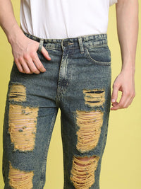 Bene Kleed Men Relaxed Fit Medium Distressed Jeans