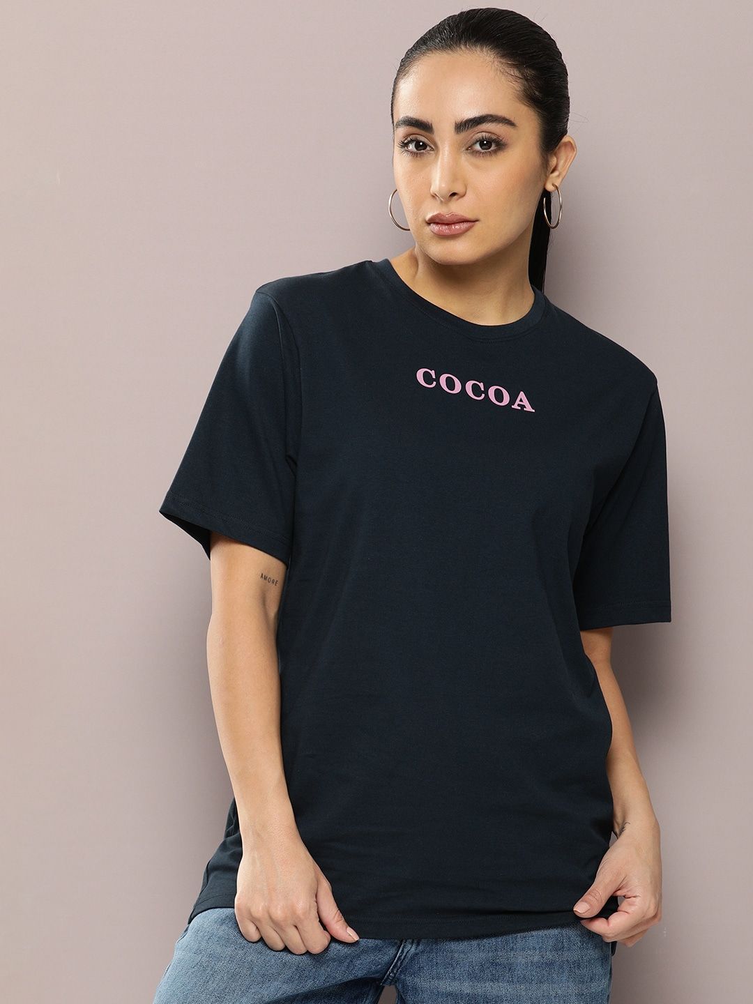 DILLINGER Graphic Printed Oversized Pure Cotton T-shirt