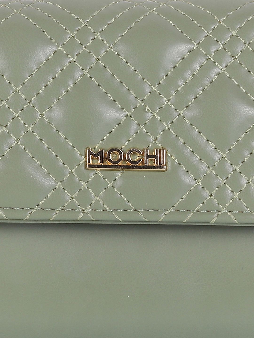 Mochi Women Textured PU Three Fold Wallet