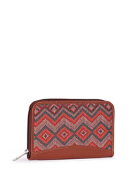 ZOUK Women Ethnic Motifs Printed Zip Around Wallet