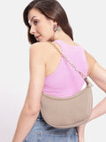 DressBerry Quilted Structured Shoulder Bag