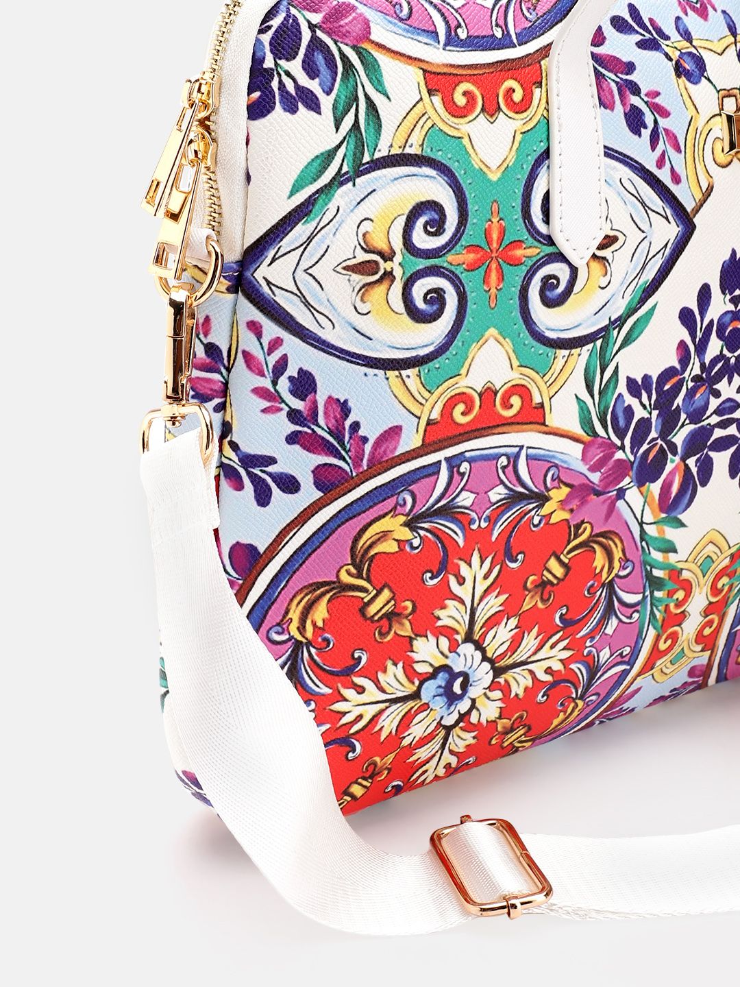 Lino Perros Women Floral Printed Laptop Bag- Upto 16 Inch