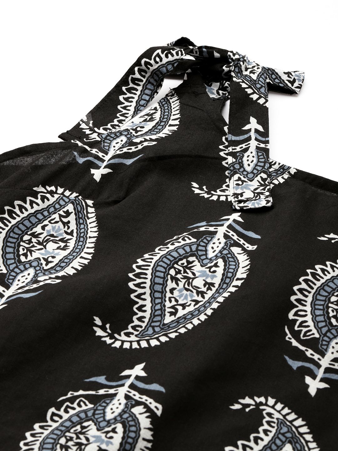 Anouk Women Pure Cotton Ethnic Motifs Printed Regular Kurta with Palazzos