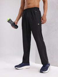 HRX oleh Hrithik Roshan Men Butiran Reflektif Rapid-Dry Running Seluar Lintasan
