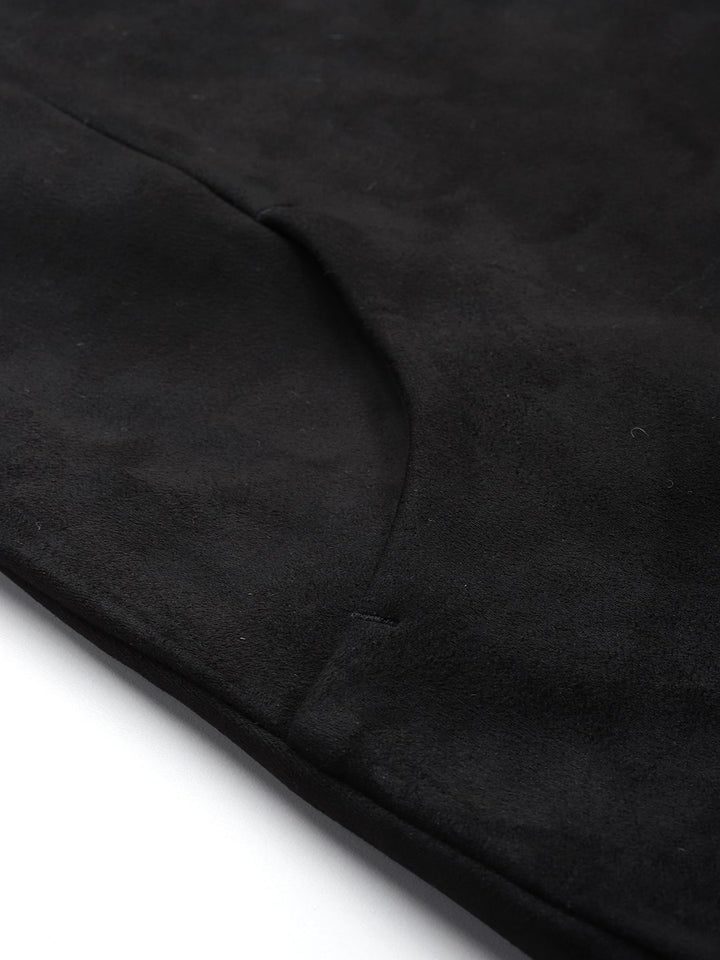all about you Open-Front Suede-Finish Blazer