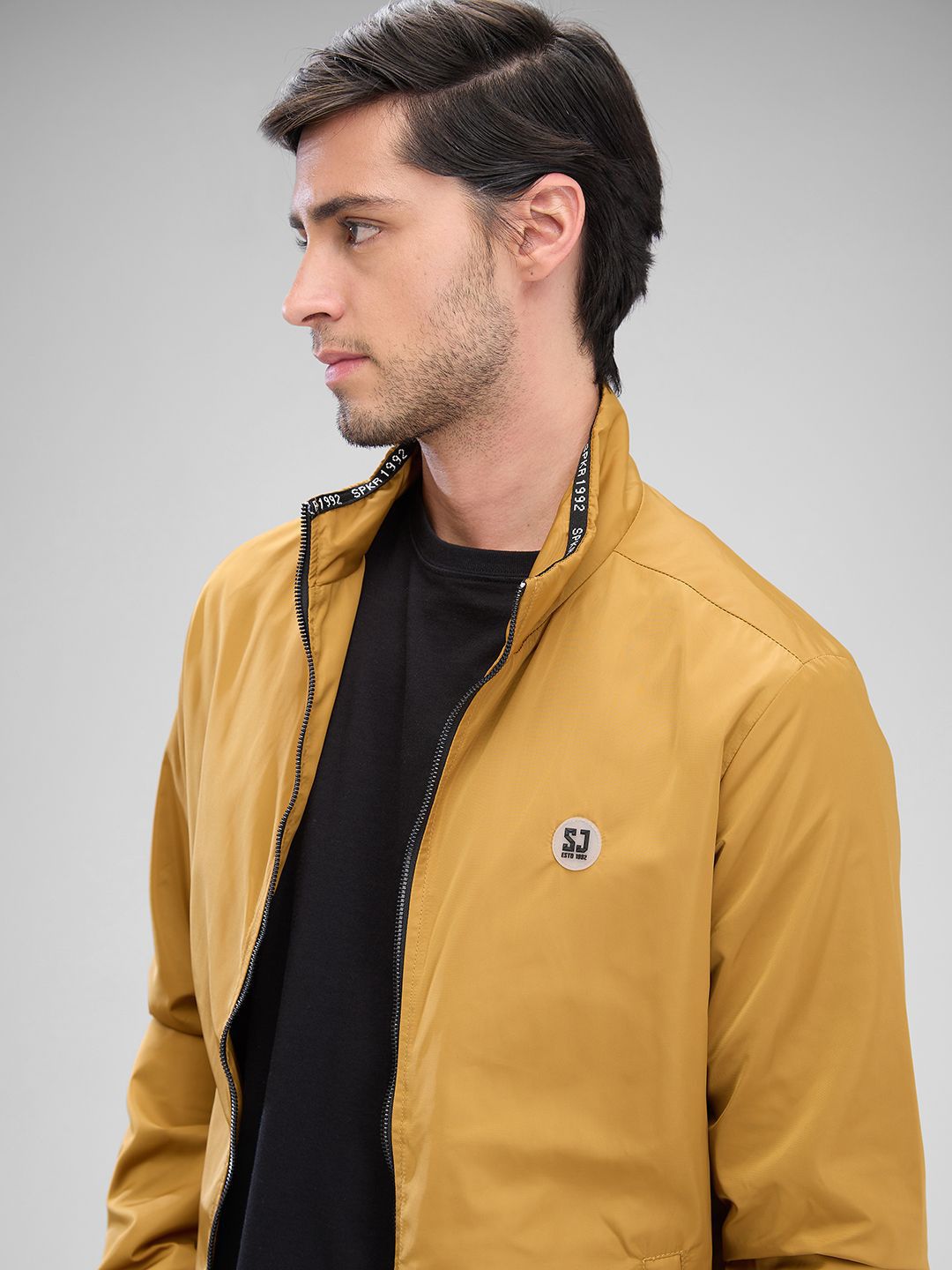 SPYKAR Men Solid  Full Sleeve Regular Fit Tailored Jacket