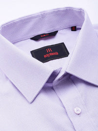 Raymond Self Design Slim Fit Pure Cotton Formal Shirt