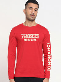 Bewakoof Men Typography Printed Round Neck Cotton T-shirt