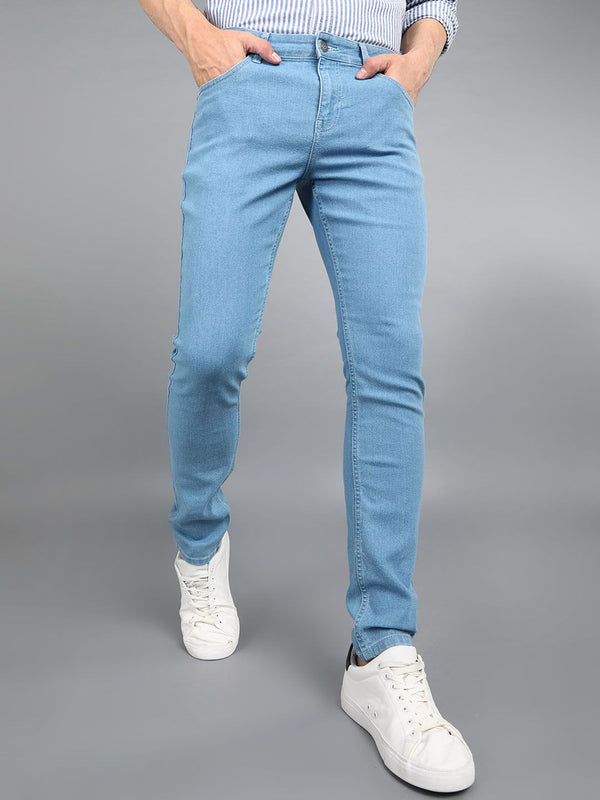 Urbano Fashion Men Mid Rise Washed Stretchable Jeans