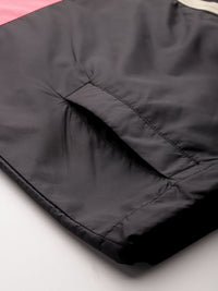 DressBerry Colorblocked Hooded Tailored Jacket