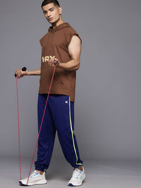 HRX by Hrithik Roshan Brand Logo Print Hooded Training Sweatshirt