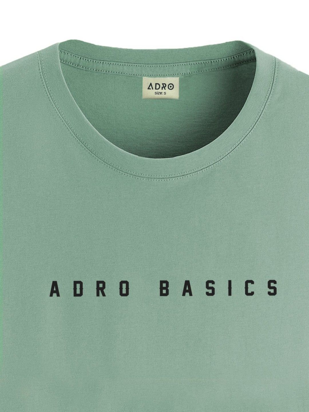 ADRO Men Typography Printed Raw Edge T-shirt