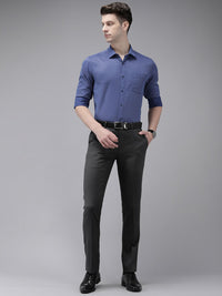 Park Avenue Self Design Slim Fit Textured Formal Shirt