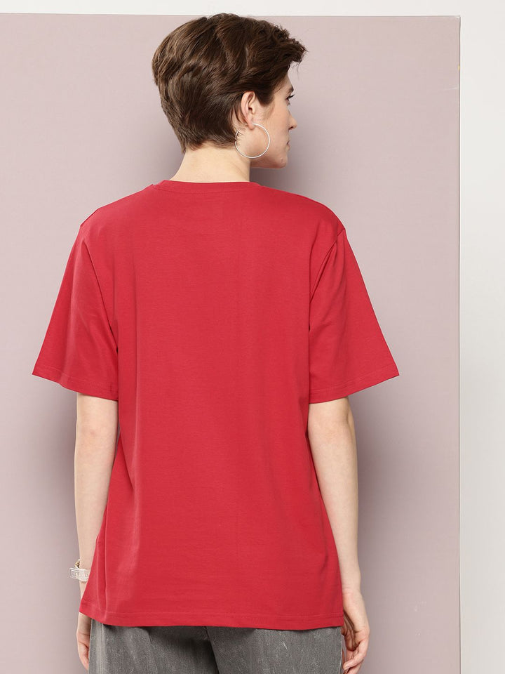 DILLINGER Printed Oversized Pure Cotton T-shirt