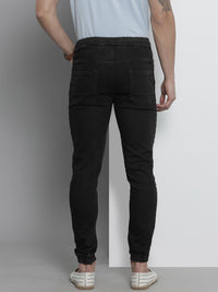 Garage CO Lelaki India Hitam Slim Seluar jeans