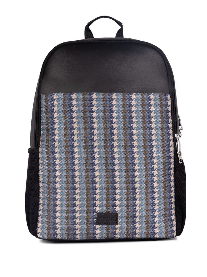 Zouk Men Backpack Rintangan Air Bercetak Geometri Sehingga 16 Inci
