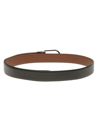 Teakwood Leathers Men Textured Leather Reversible Formal Belt