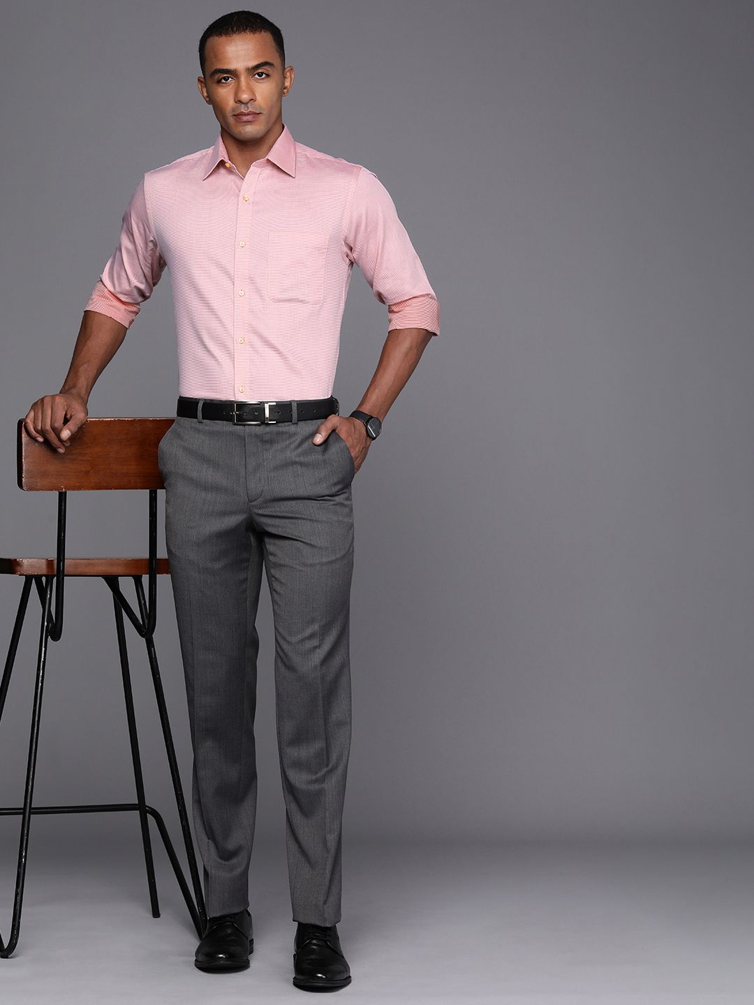 Raymond Men Pure Cotton Slim Fit Formal Shirt