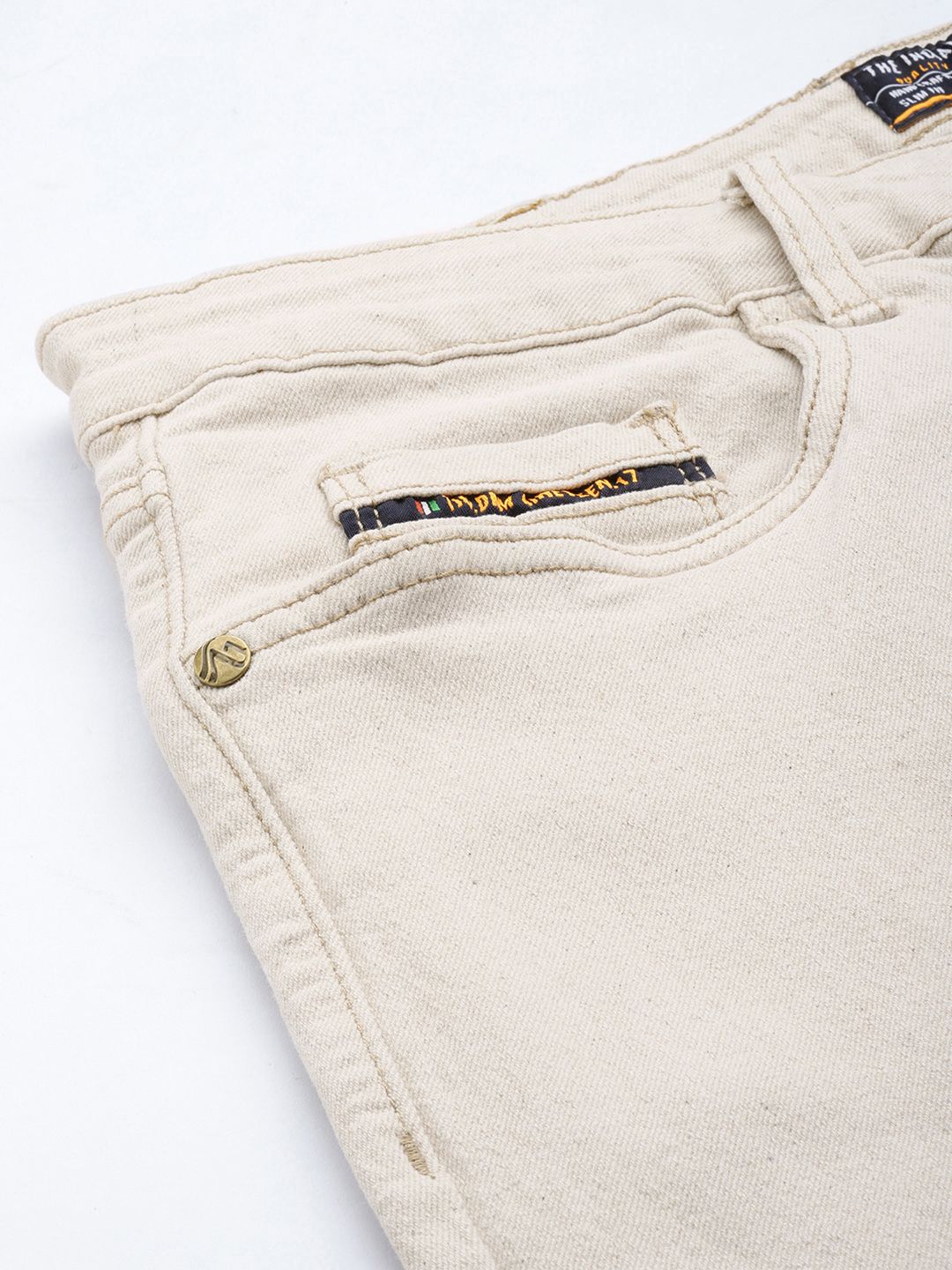 The Indian Garage Co Men Carrot fit Jeans