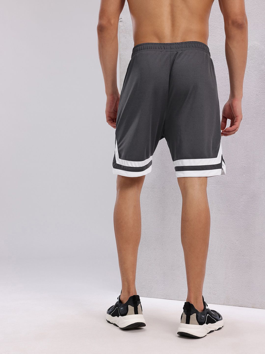 HRX by Hrithik Roshan Men Rapid-dry Striped Training Shorts
