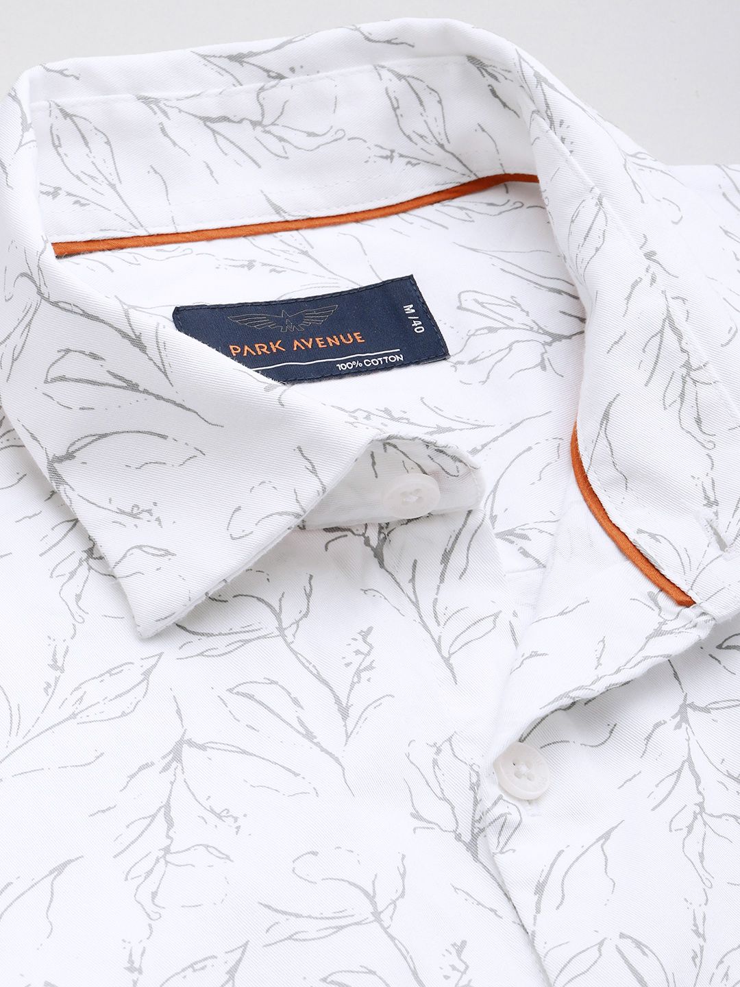 Park Avenue Slim Fit Floral Printed Pure Cotton Casual Shirt