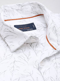 Park Avenue Slim Fit Floral Printed Pure Cotton Casual Shirt