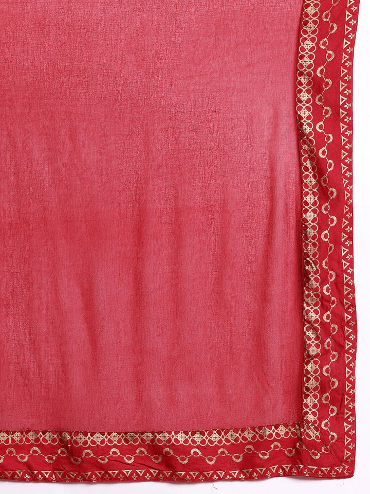 Anouk Women A-Line Kurta with Trousers & Dupatta