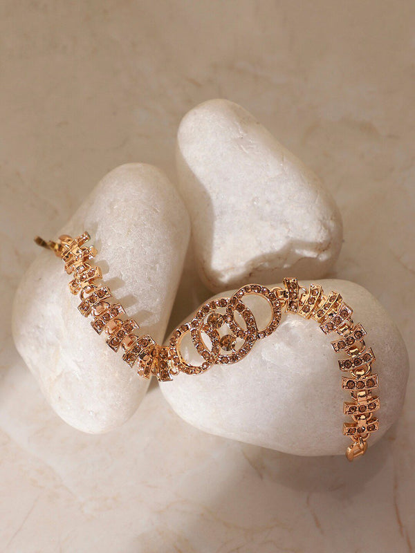 SOHI Gold-Plated Wraparound Bracelet