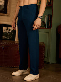 DENNISON Korean Baggy Fit 4 Way Lycra Trouser