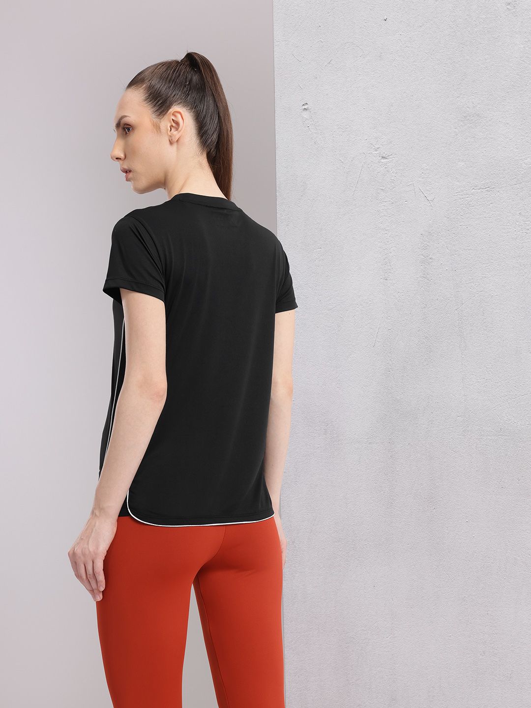 HRX by Hrithik Roshan Brand Logo Printed Rapid-Dry Training T-shirt