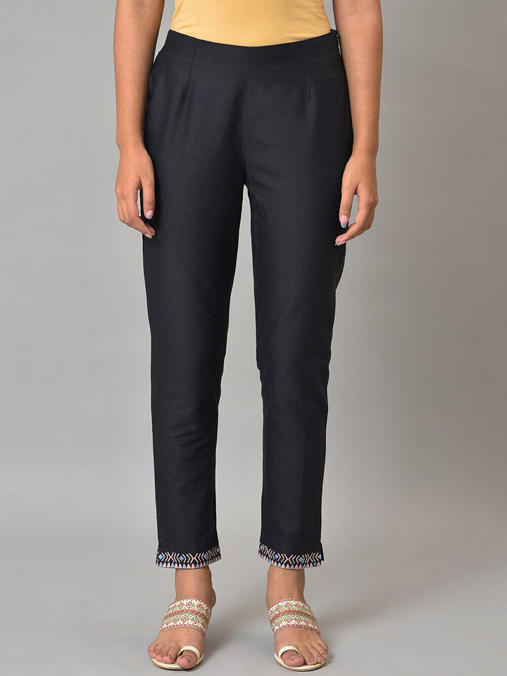 W Women Regular Fit Cigarette Trousers