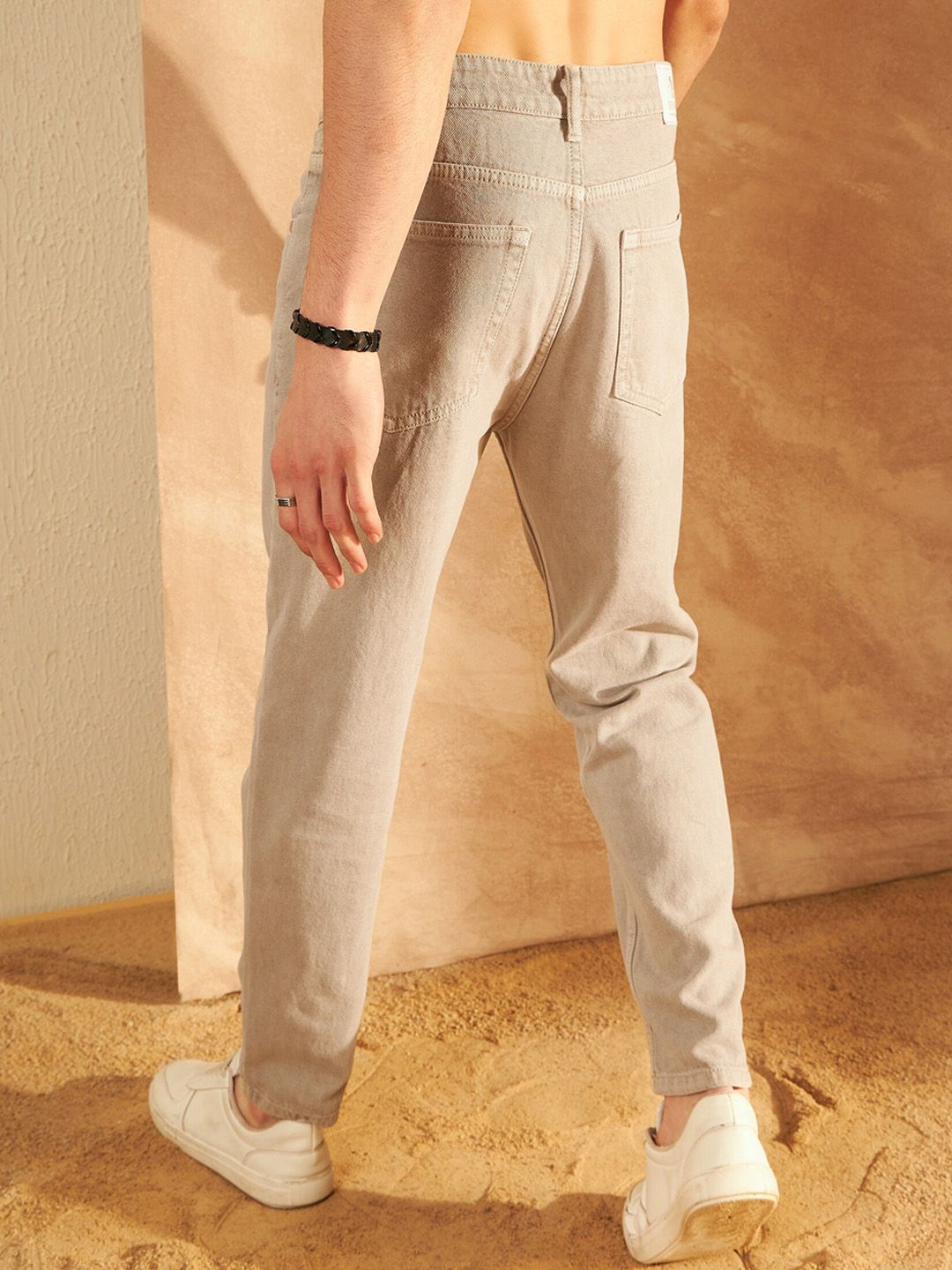 DENNISON Men Comfort Mom Fit Clean Look Cotton Jeans