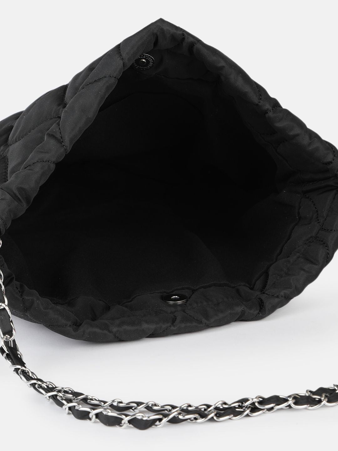 DressBerry Structured Quilted Shoulder Bag with Pouch