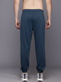 HRX by Hrithik Roshan Men Brand Logo Printed Detail Mid-Rise Rapid-Dry Training Joggers