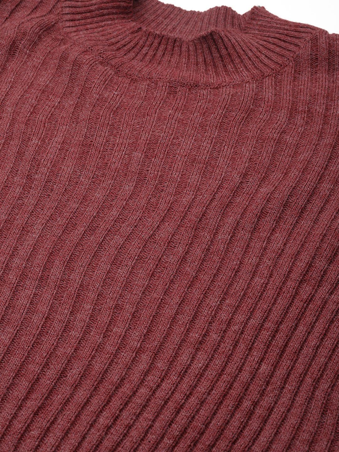DressBerry Women Ribbed Acrylic Winter Co-Ords